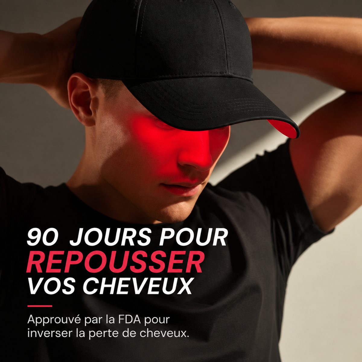 Casquette LED Cuir Chevelu MaisonStevea™ – Lumière Rouge & Proche Infrarouge